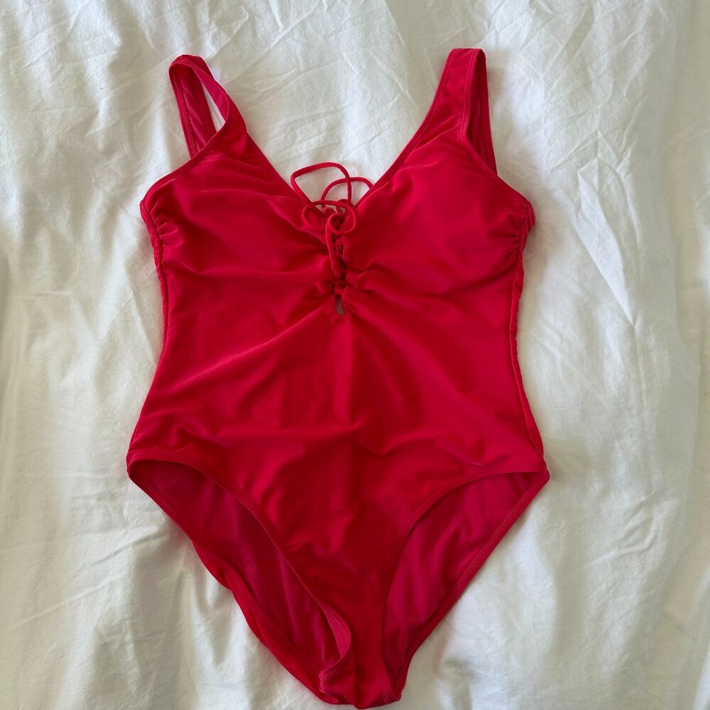 Hot Water Bathing Suit - Hot Pink - Large